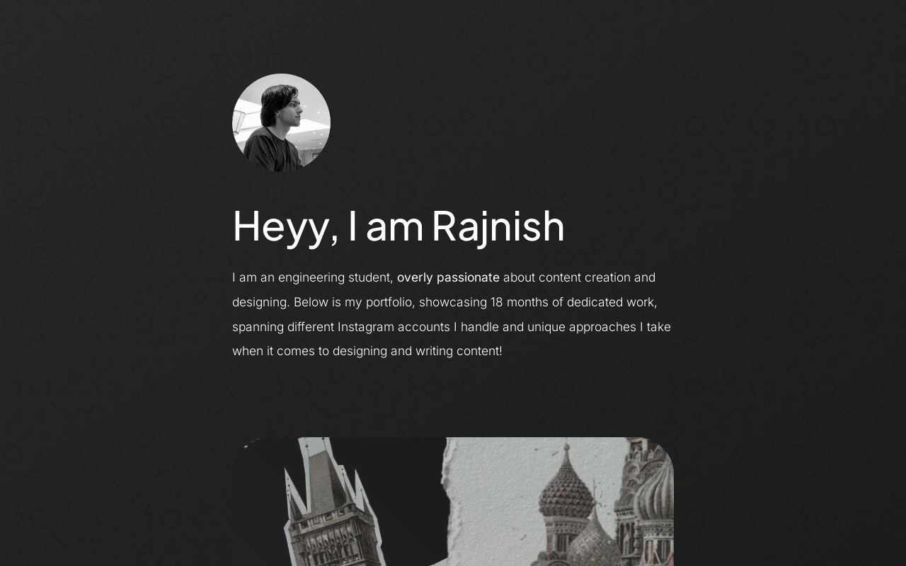 Carrd profile picture for @rajnish